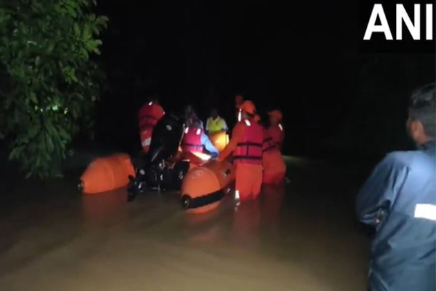 Car swept away in Gujarat's Valsad; man rescued, wife and child among 4 missing