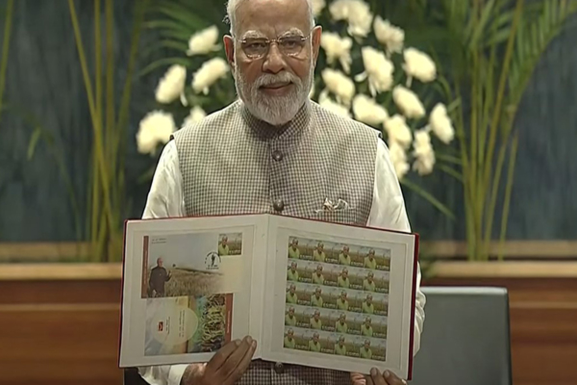 PM Modi releases commemorative stamp dedicated to MS Swaminathan