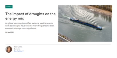 The energy mix: how drought is creating change