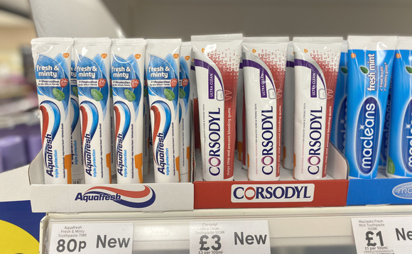 tesco aquafresh toothpaste