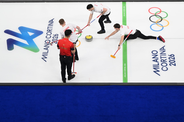(MICO2026)ITALY-CORTINA D'AMPEZZO-OLYMPIC WINTER GAMES-CURLING-MEN-ROUND ROBIN--CHN-GBR