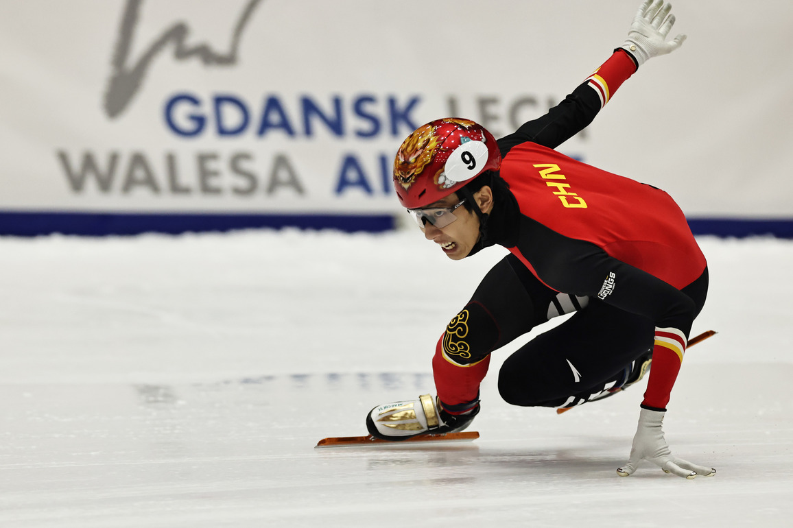 (SP)POLAND-GDANSK-SHORT TRACK SPEED SKATING-ISU WORLD TOUR-MEN'S 5000M RELAY