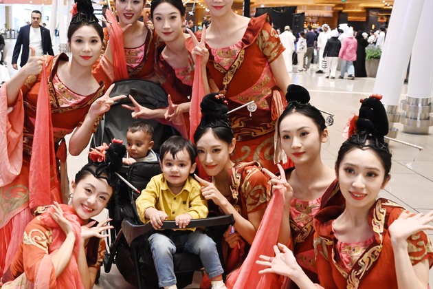 KUWAIT-FARWANIYA GOVERNORATE-CHINESE CULTURE-FLASH MOB