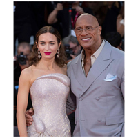 Dwayne Johnson calls his 'The Smashing Machine' co-star Emily Blunt "one of the greatest actors"