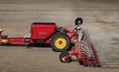  Vaderstad's latest precision planter has a working width of 12m. Image courtesy CLAAS Harvest Centre.