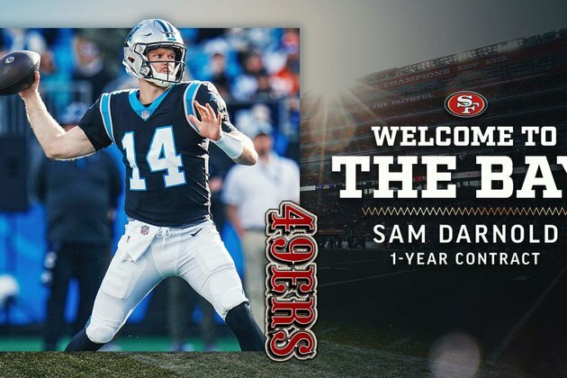49ers Sign QB Sam Darnold to a One-Year Deal