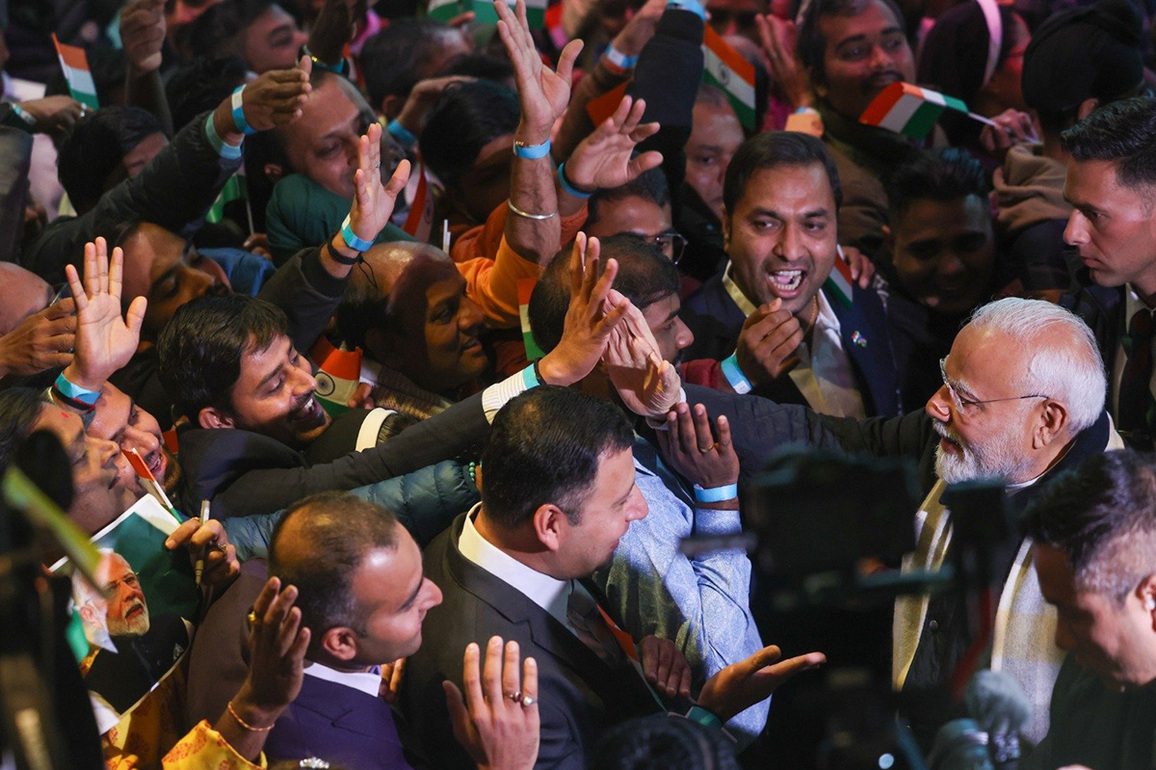 PM Modi receives warm welcome from Indian diaspora in Namibia, lauds their deep cultural connection to India