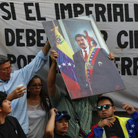 (SpotNews) EL SALVADOR-SAN SALVADOR-PROTEST-U.S.-VENEZUELA
