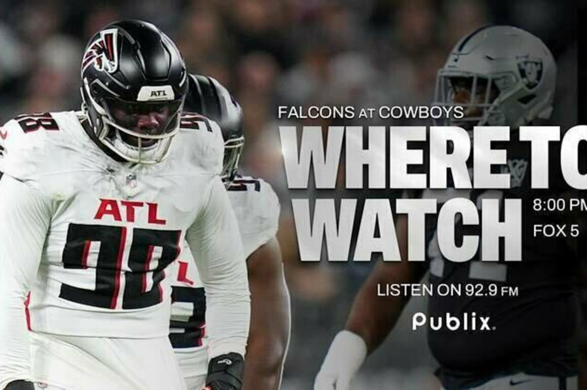 Where to watch Atlanta Falcons vs. Dallas Cowboys