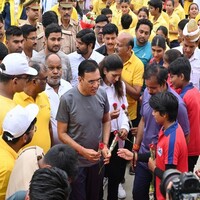 Union Minister Mansukh Mandaviya encourages youth to take up cycling for fit and drug-free India during Sundays on Cycle in Varanasi