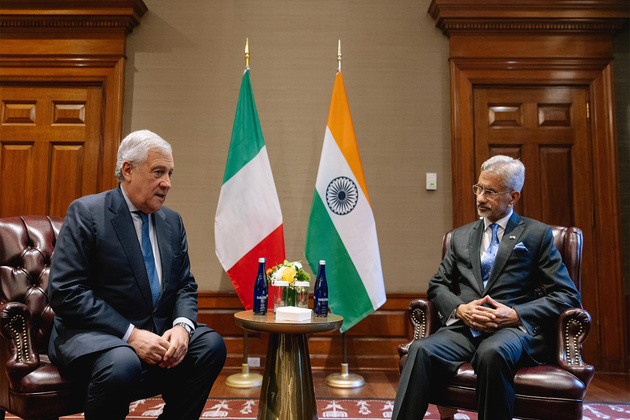 Jaishankar meets Italian FM Tajani in New York, discusses Ukraine, Middle East