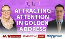 Aurum attracting attention in golden address