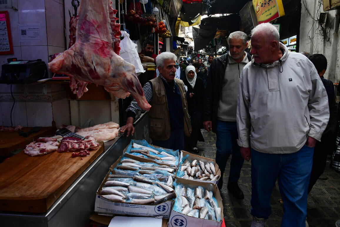 SYRIA-DAMASCUS-FISH-MARKET