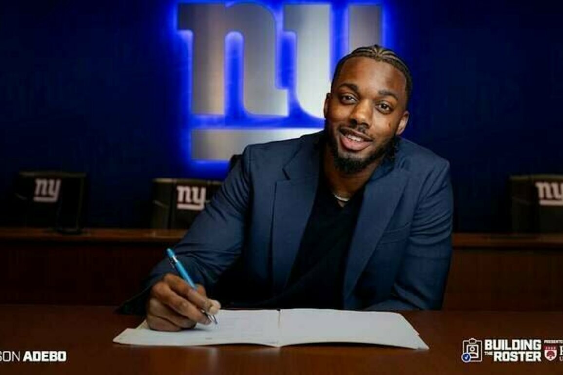 Giants sign free agent cornerback Paulson Adebo