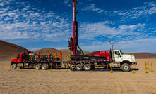 Superex of Santiago, Chile, used sonic technology supplied by Sonic Drill Corp. to retrieve core samples from the Atacama Desert