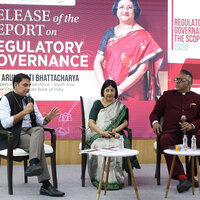 Regulations Have Become Micro In Nature, Former SBI Chairperson Arundhati Bhattacharya at the Release of Report on Regulatory Governance by JGU