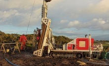 Drilling a metallurgical test hole at Anglesey’s Parys project in 2008