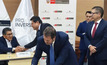 Buenaventua representatives sign the Algorobo contract