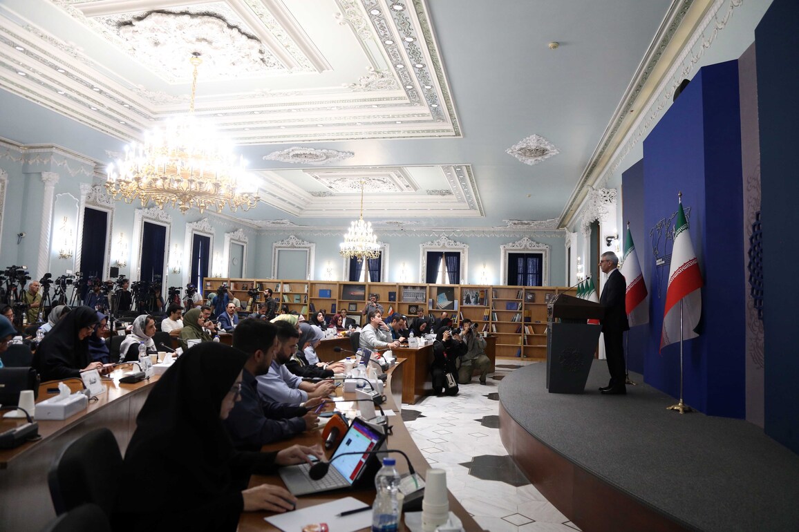 IRAN- TEHRAN-PRESS CONFERENCE-E3
