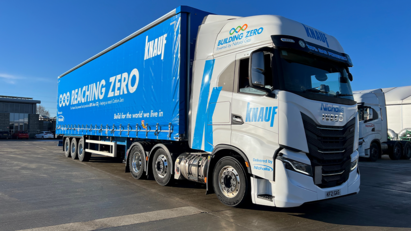Knauf's haulage partner Nicholls moves to full 100% renewable fuel 