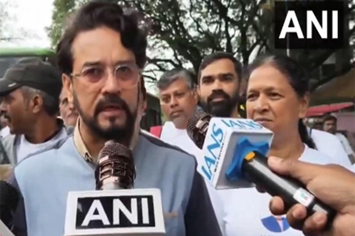 "He has become leader of opposing Bharat": Anurag Thakur on Rahul Gandhi skipping VP oath ceremony