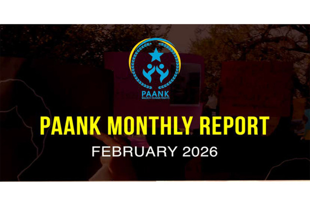 Paank report flags enforced disappearances, torture and killings across Balochistan