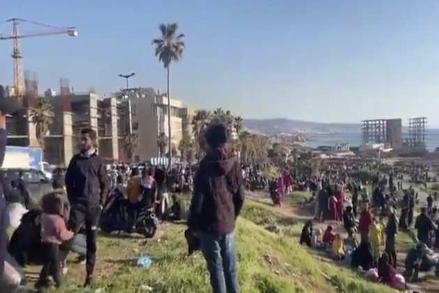 Israeli strikes force over a million to take refuge in Beirut