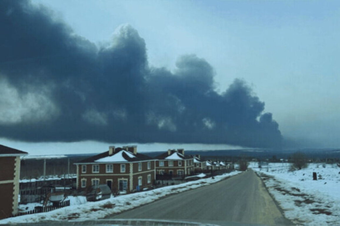 Ukrainian Drones Hit Key Russian Oil Station, Massive Fire Reported