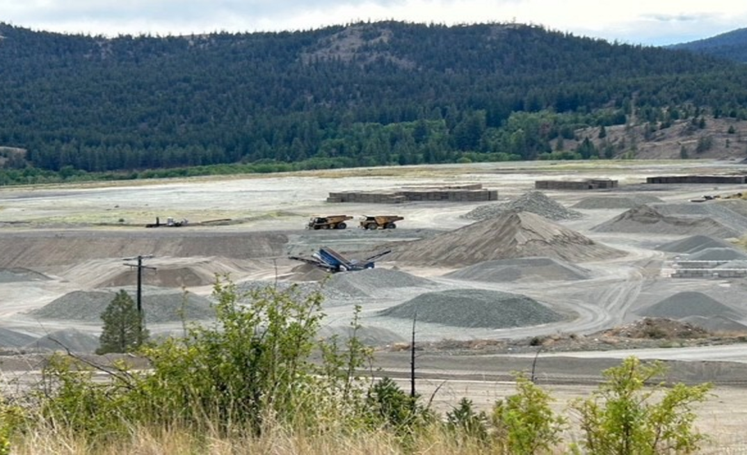 Nicola Mining's gravel pit