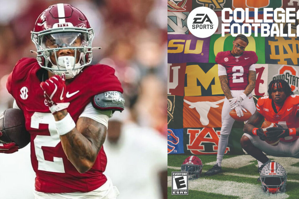 Alabama's Ryan Williams stars on EA Sports College Football 26 cover