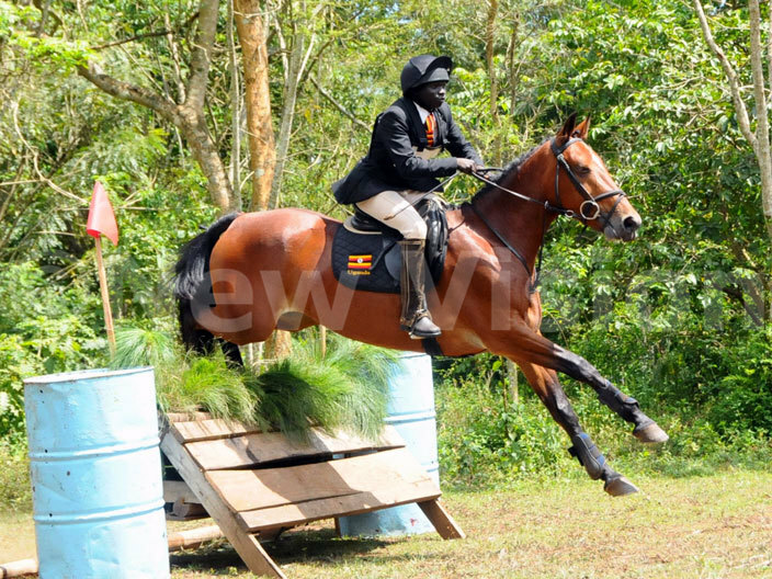 ider ackson driko  during the prelaunch of the ganda questrian ssociation at lametree tables in ayaza    