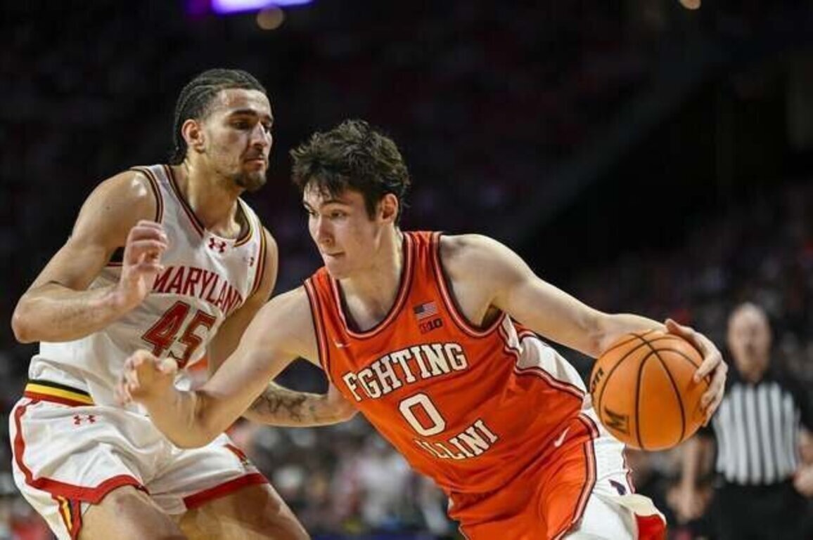 No. 11 Illinois secures top-four seed in Big Ten by beating Maryland