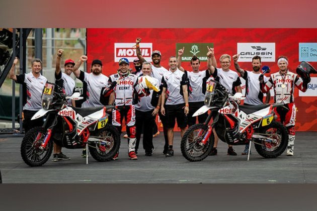 Dakar Rally 2022: Hero MotoSports conclude with one stage win and podium finish