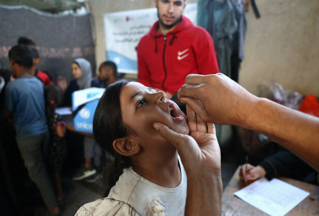 New polio vaccination campaign begins in Gaza targeting 600,000 children