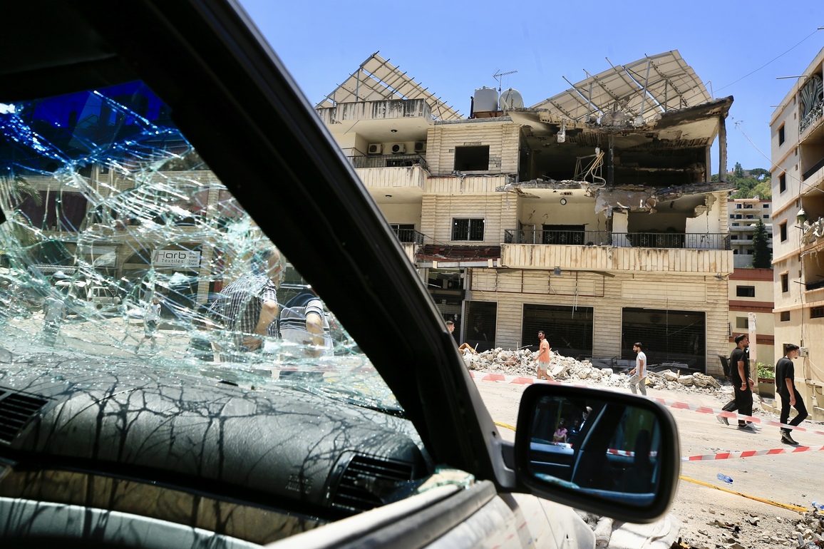 LEBANON-NABATIEH-ISRAELI STRIKE-AFTERMATH