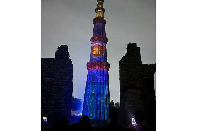 Qutub Minar lights up with ASEAN emblem on bloc's 59th founding anniversary
