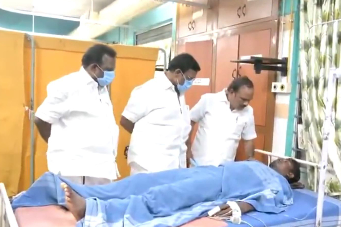 Ennore Power Plant collapse: Tamil Nadu ministers meet injured in hospital