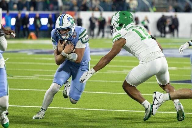 No. 20 Tulane handles No. 24 UNT for American title, eyes CFP bid