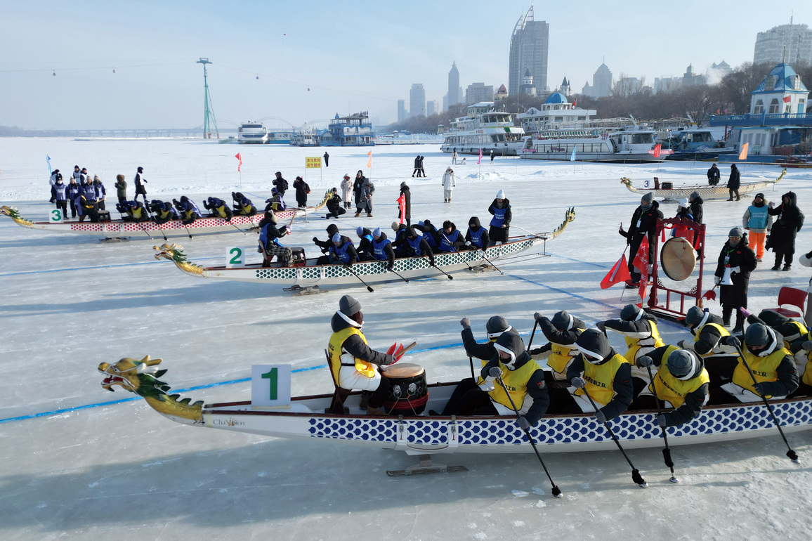 CHINA-HEILONGJIANG-SONGHUA RIVER-ICE & SNOW FUN (CN)