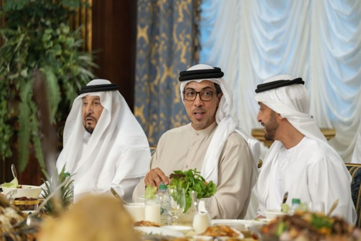 Mansour bin Zayed attends Ramadan Iftar banquet hosted by Mohammed bin Butti Al Hamed