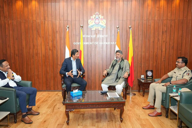 KSCA President Venkatesh Prasad meets Karnataka Deputy CM DK Shivakumar