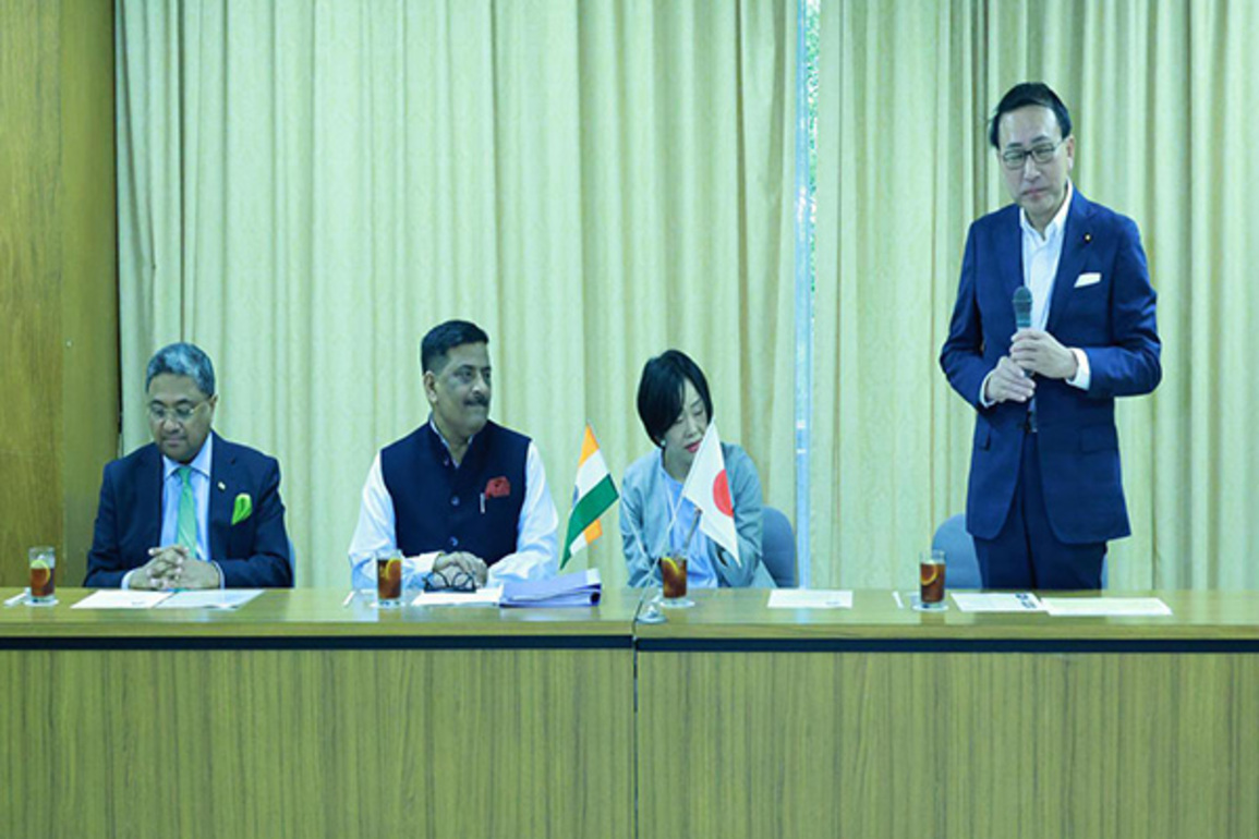 All-party delegation meets Japanese lawmaker Yasuhiro Hanashi, highlights India's "unified" stance against terrorism