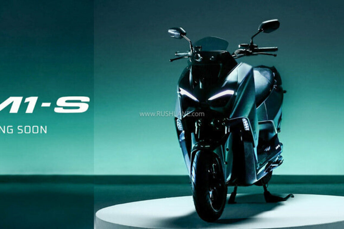 TVS M1-S Maxi-Style Electric Scooter Officially Teased