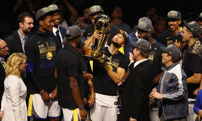 Warriors rout Cavaliers to complete NBA Finals sweep Warriors rout Cavaliers to complete NBA Finals sweep