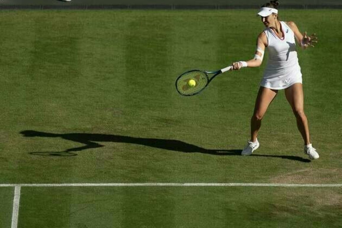 In her first Wimbledon quarterfinal, Belinda Bencic to face Mirra Andreeva