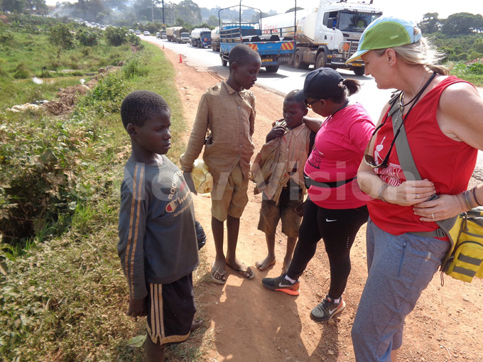 ita kemba and risten ry speaking to yawerere aiswa and wesigwa in eeta