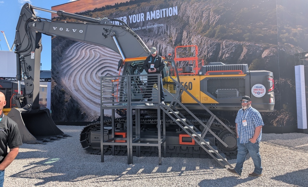 Volvo's new 56-ton crawler excavator, the EC560, on show for the first time at CONExpo 2026