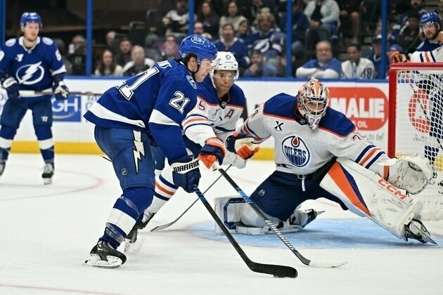 NHL roundup: Lightning beat Oilers for 6th straight win