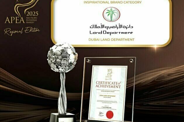 Dubai Land Department wins 'Inspirational Brand Category' award at Asia-Pacific Property Awards 2025