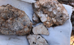  Pegmatite samples recovered from the Shaw River area